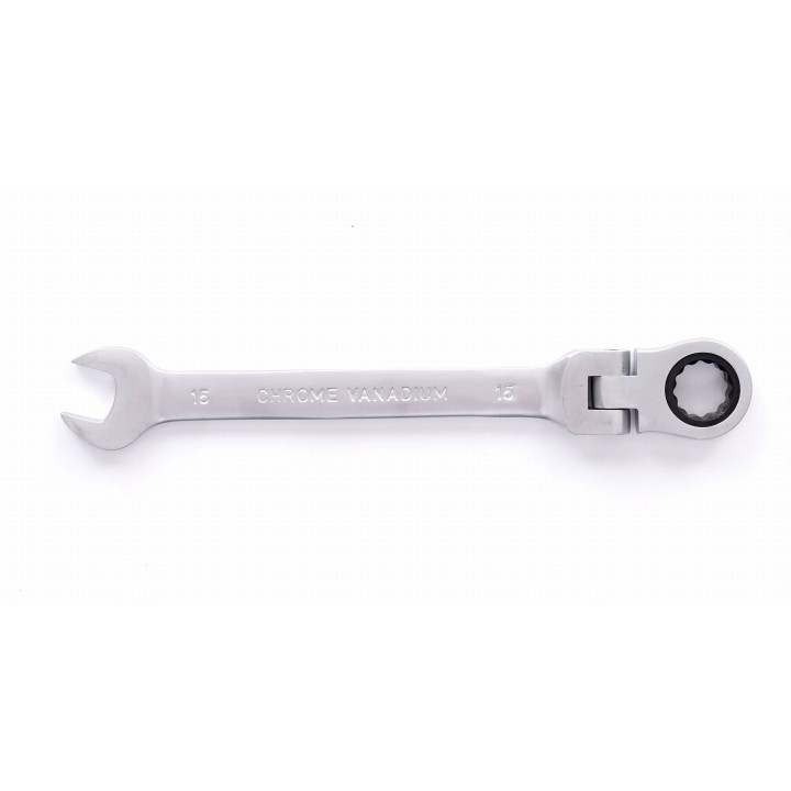Klucze płasko oczkowe z grzechotką łamane 12el. 8-19mm KD10947
