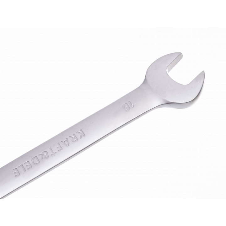 Klucze płasko oczkowe z grzechotką łamane 12el. 8-19mm KD10947