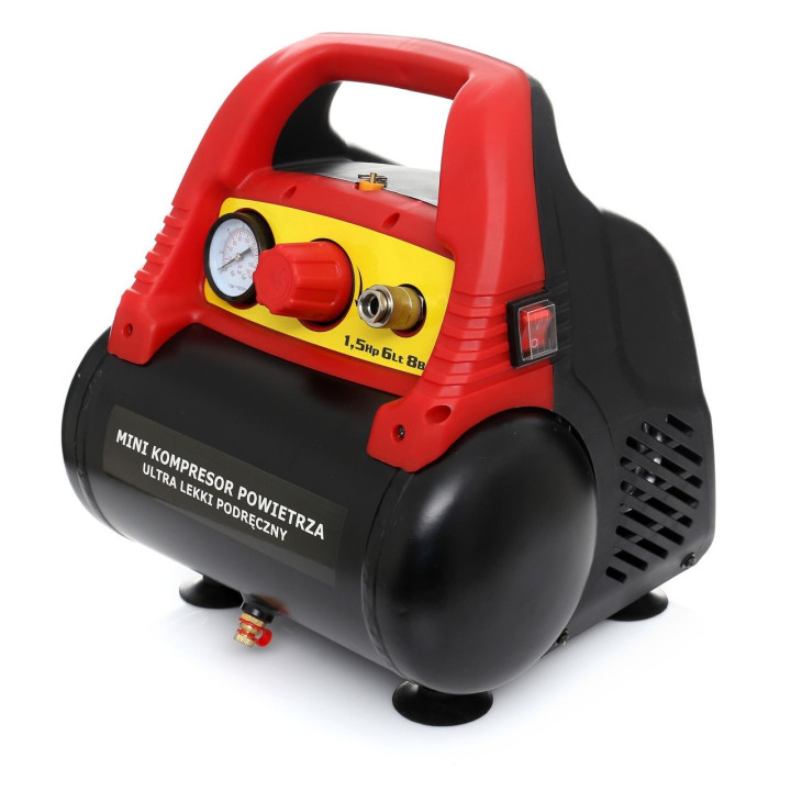Kompresor 6l. bezolejowy KD1414