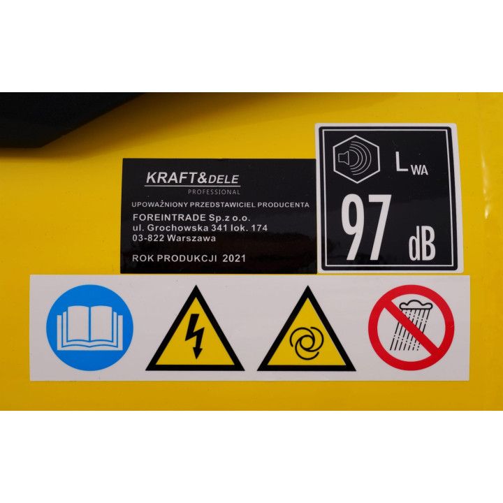 Kompresor bezolejowy 24L 8bar KD1416