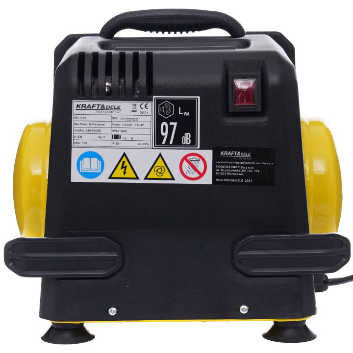Kompresor bezolejowy 6L 8bar KD1415