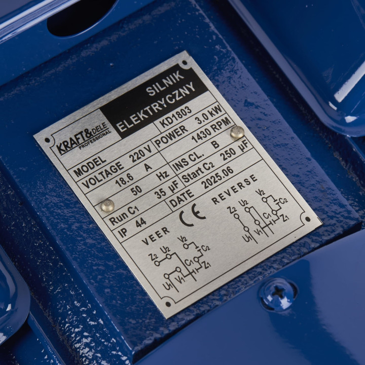 Silnik elektryczny 3kW 220V 1430rpm KD1803