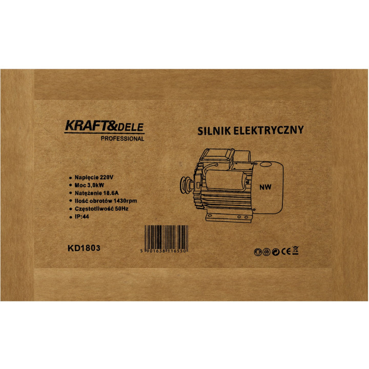 Silnik elektryczny 3kW 220V 1430rpm KD1803