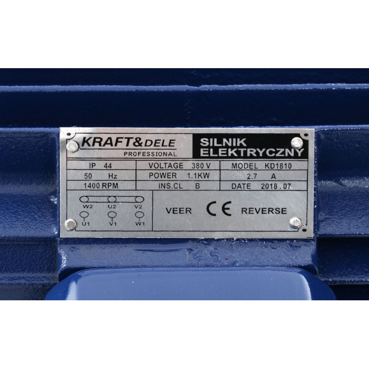 Silnik elektryczny 1,1KW 380V 1400rpm KD1810