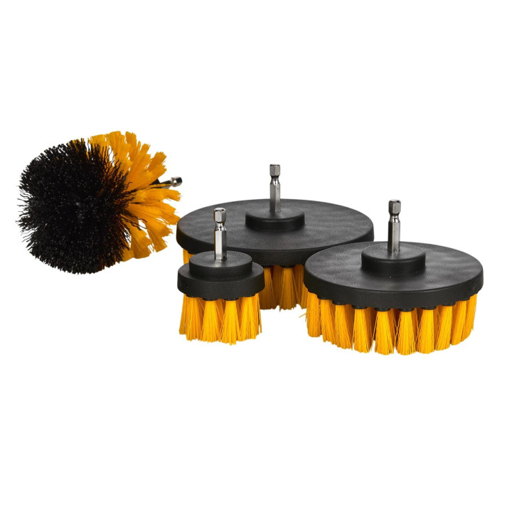 Zestaw szczotek na wiertarkę - 4 szt. KD10995