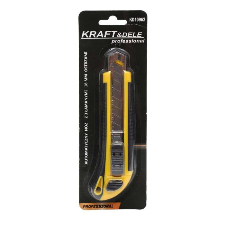 Nóż z łamanymi ostrzami 18mm KD10962