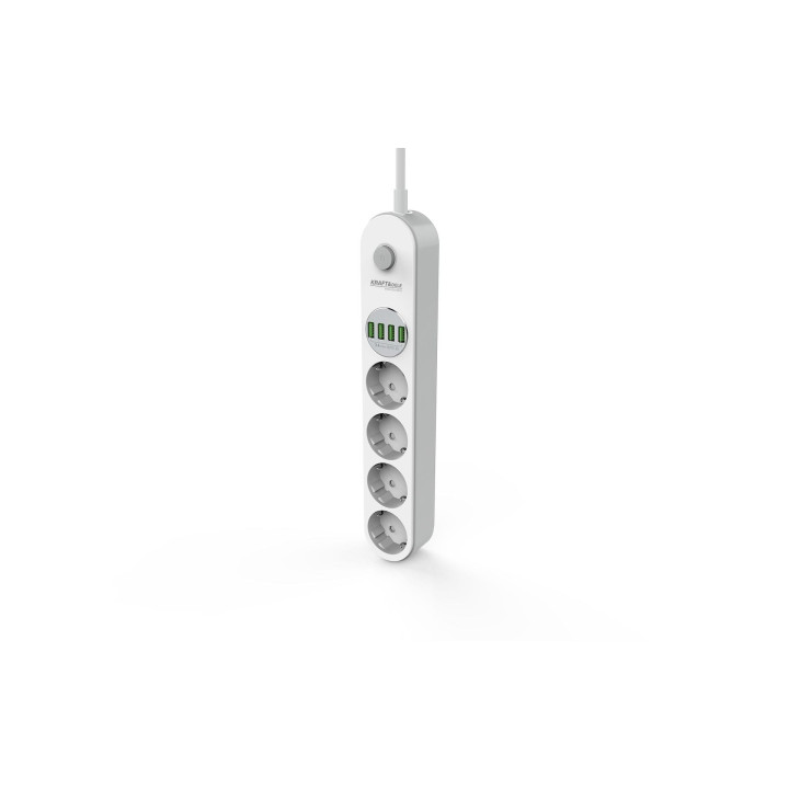 Przedłużacz z USB 2m 4 gniazda + 4x USBKD4030