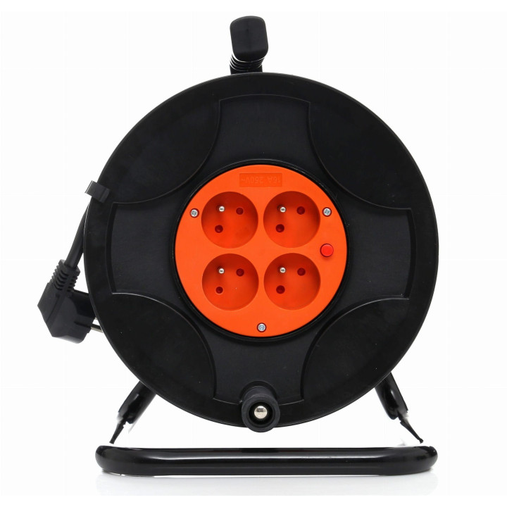 PRZEDŁUŻACZ OGRODOWY BĘBNOWY 25M / 3 x 2,5MM KD4017