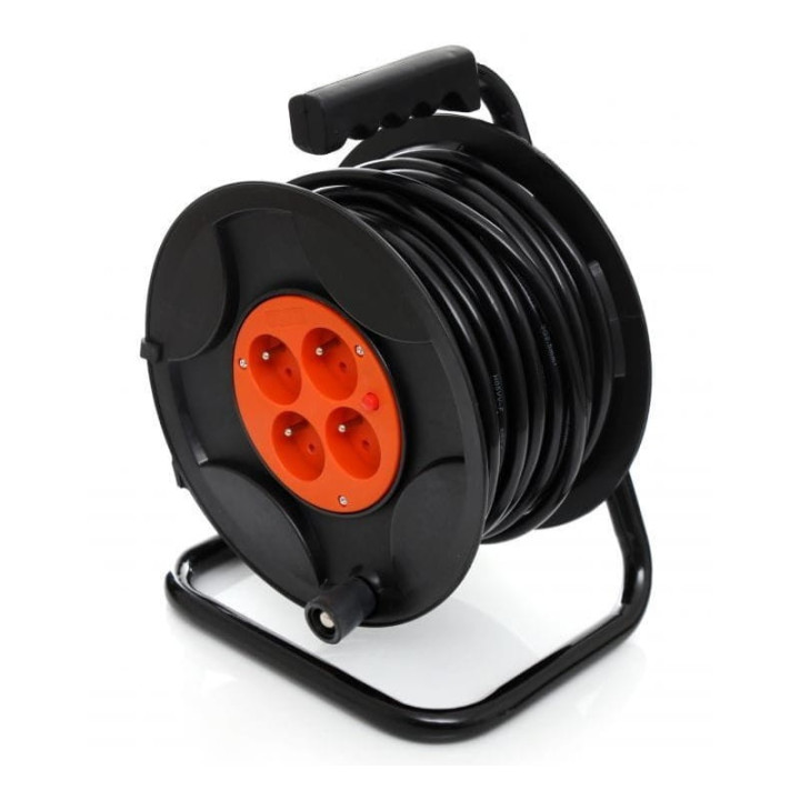 PRZEDŁUŻACZ OGRODOWY BĘBNOWY 25M / 3 x 2,5MM KD4017