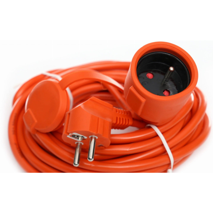 Przedłużacz ogrodowy z klapką 3x1,5mm 20m KD4024