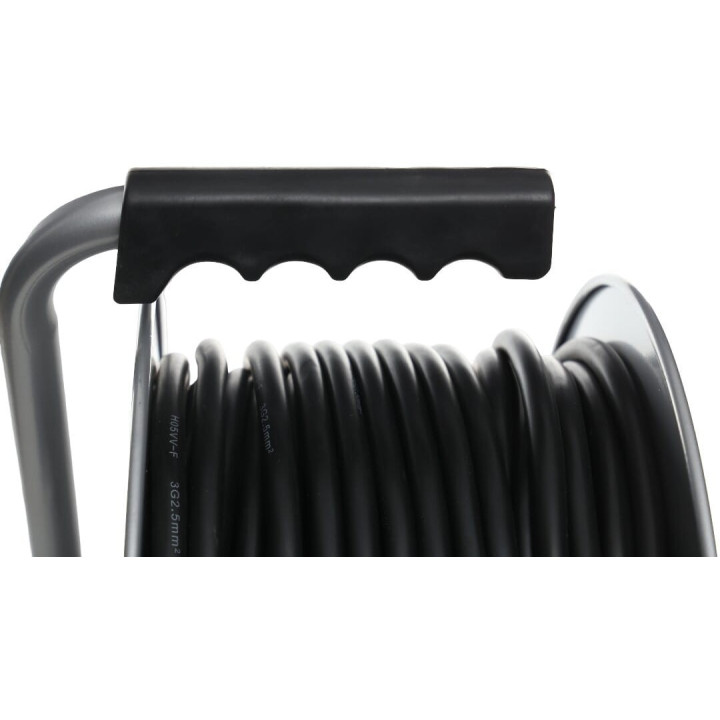 PRZEDŁUŻACZ OGRODOWY BĘBNOWY 50M 3x2,5mm KD4022