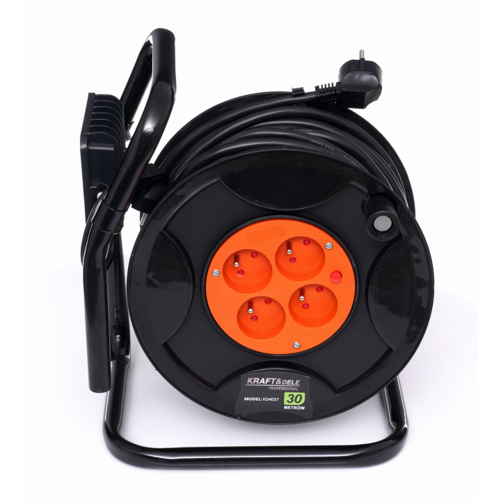 PRZEDŁUŻACZ BĘBNOWY 30M + LED KD4037