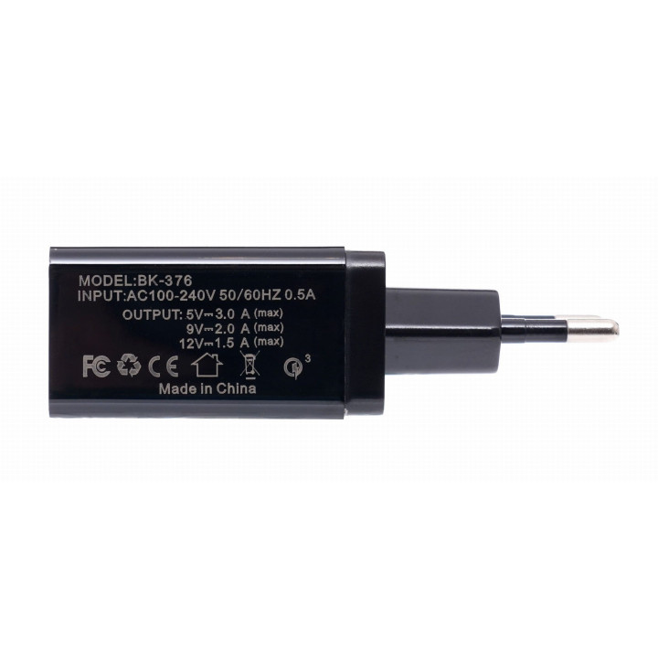 Ładowarka sieciowa QUICK CHARGE 3.0 KD1237