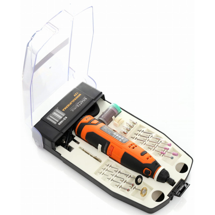 MINI SZLIFIERKA 12V + AKCESORIA KD1669