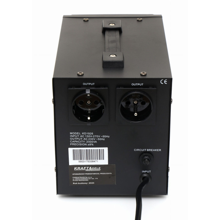 Stabilizator napięcia 2000VA 230V KD1926