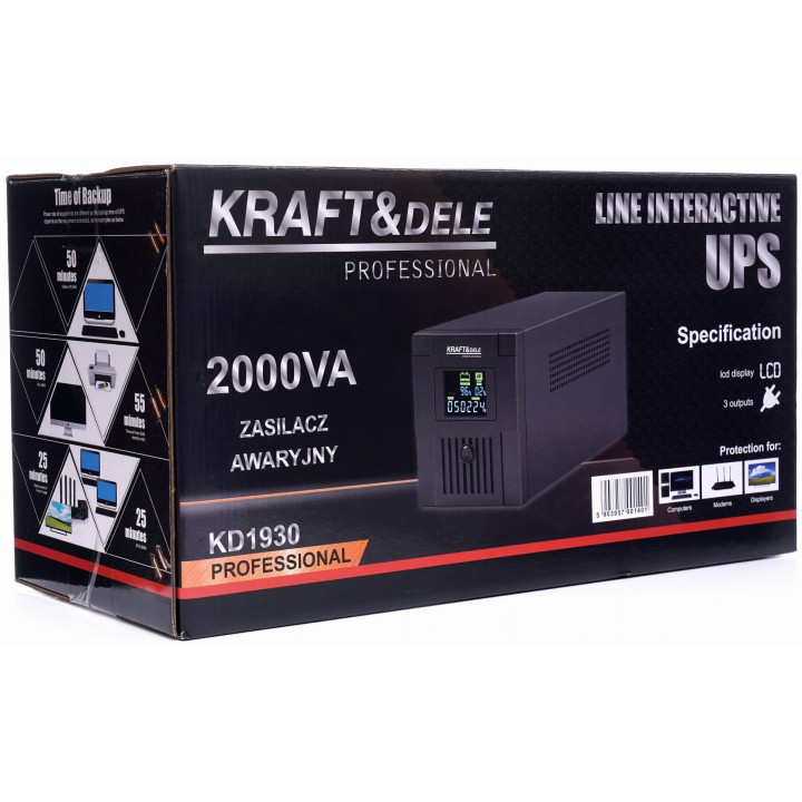 Zasilacz awaryjny UPS 2000VA LCD KD1930
