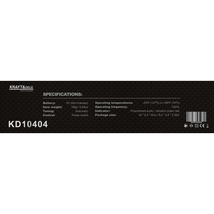Wykrywacz metalu + pokrowiec KD10404