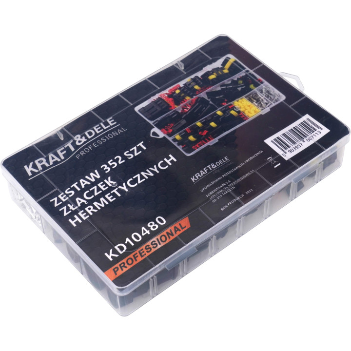 ZESTAW ZŁĄCZEK HERMETYCZNYCH 352EL. KD10480