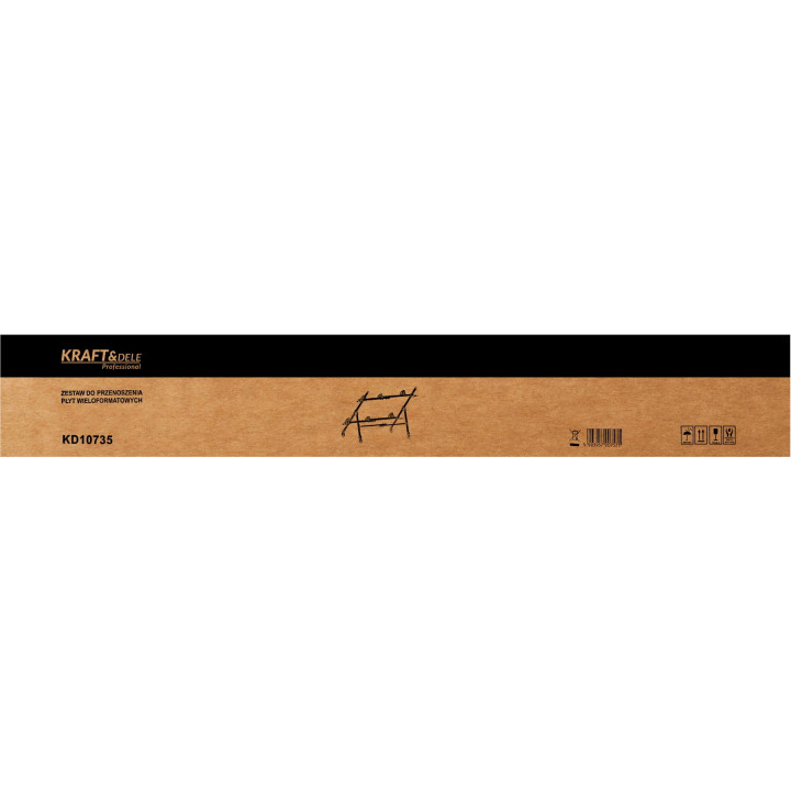 ZESTAW DO PRZENOSZENIA PŁYTEK /  SZYB DUŻEGO FORMATU 160 - 360 cm KD10735