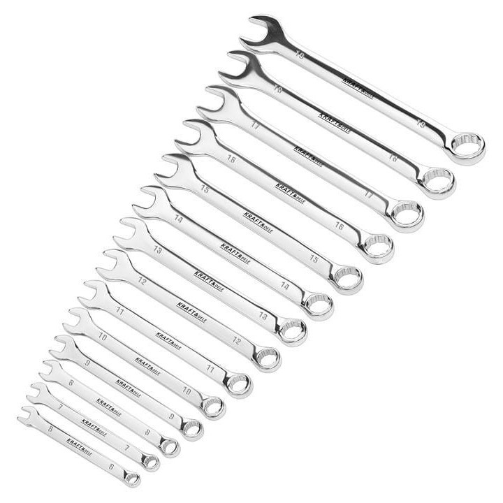 KLUCZE PŁASKO-OCZKOWE 47EL. KD10999