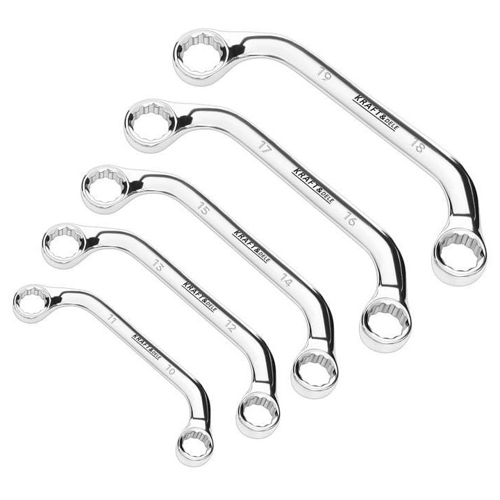 KLUCZE PŁASKO-OCZKOWE 47EL. KD10999