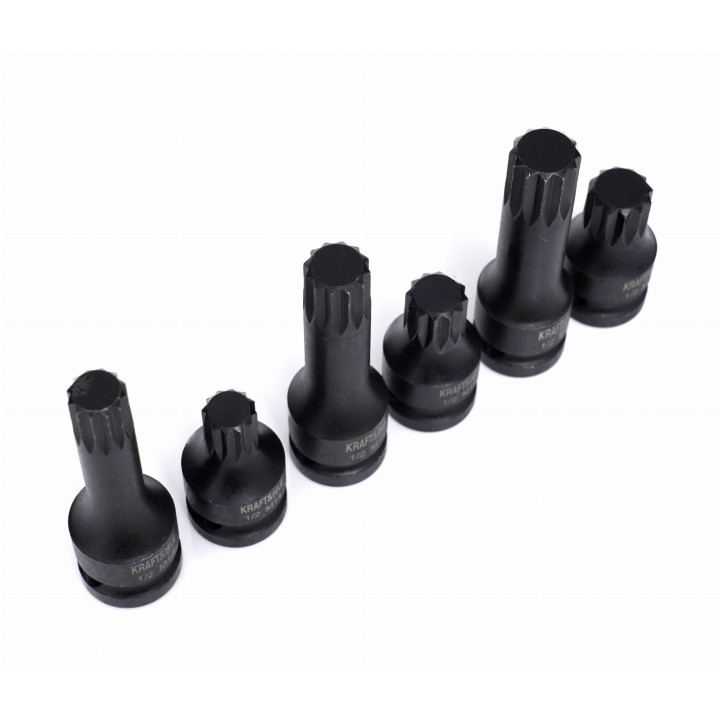 NASADKI UDAROWE 1/2" M14 M16 M18 6 szt. KD11761
