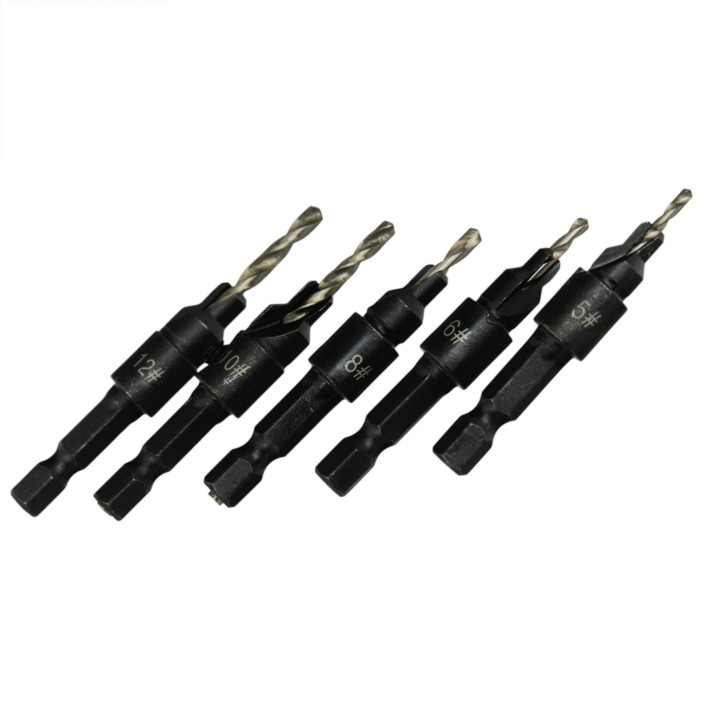 ZESTAW WIERTEŁ DO KONFIRMATÓW 5EL. KD10796