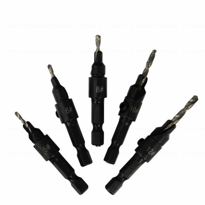 ZESTAW WIERTEŁ DO KONFIRMATÓW 5EL. KD10796