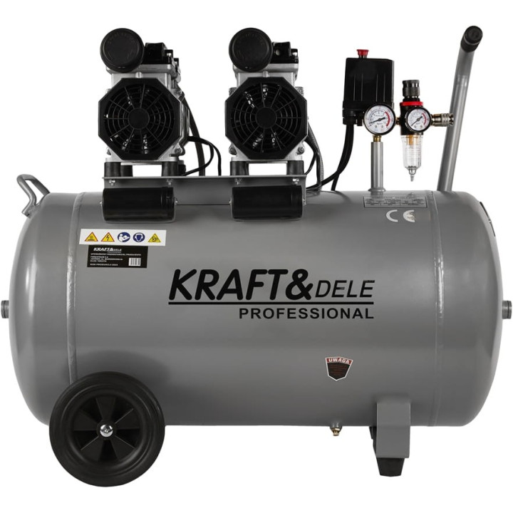 Kompresor bezolejowy 100L / 2 x 1500W KD1398