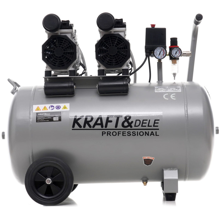 Kompresor bezolejowy 100L / 2 x 1500W KD1398