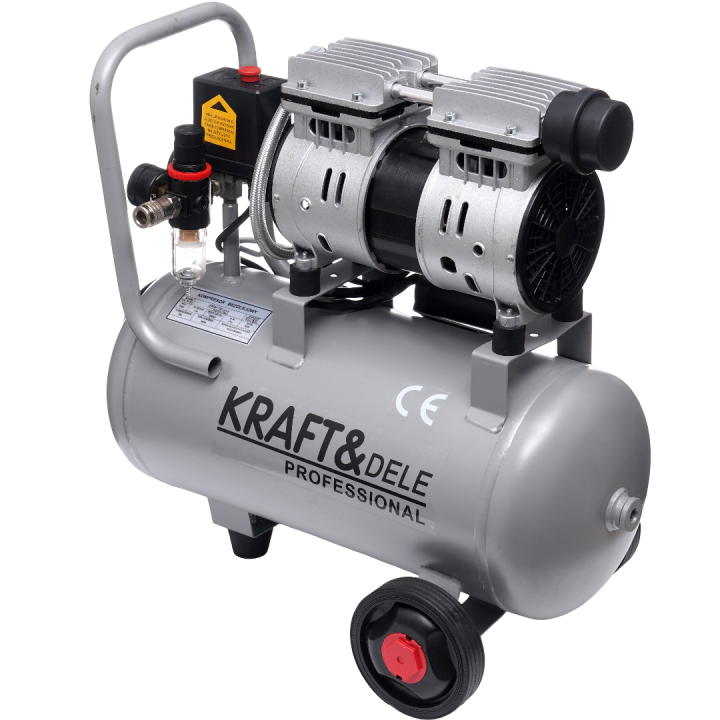 KOMPRESOR BEZOLEJOWY 24L 1200W KD1395