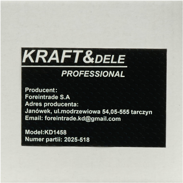 Cyfrowy przepływomierz paliwa / oleju 20 BAR KD1458