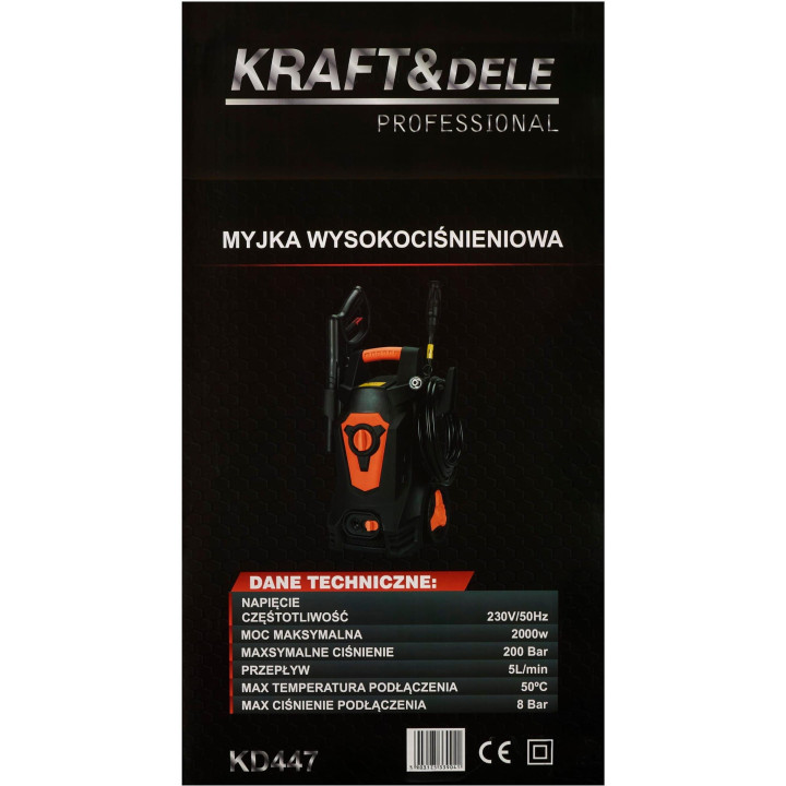 Myjka ciśnieniowa 2000W 200Bar KD447