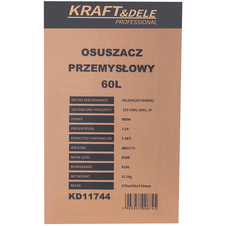 OSUSZACZ PRZEMYSŁOWY 60L 900W KD11744
