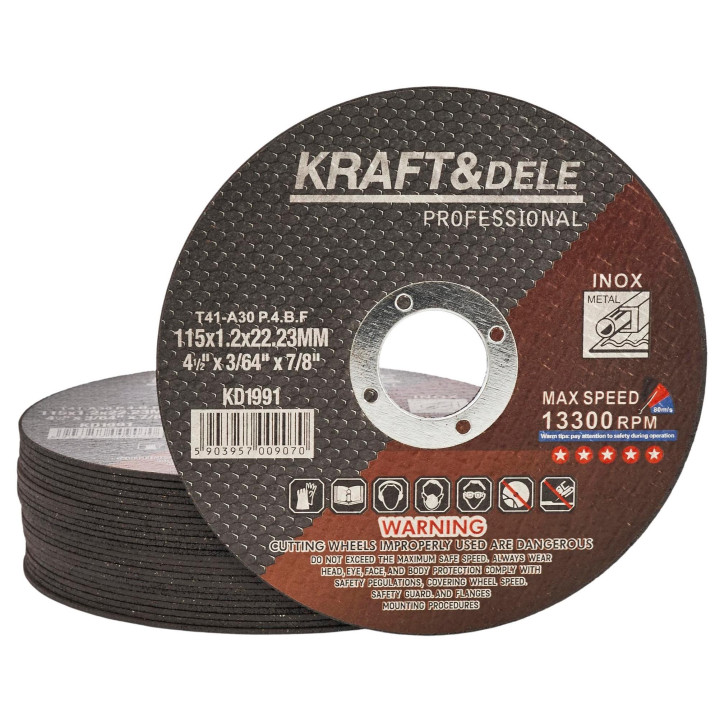 Tarcza do metalu 115x1.2x22,23 mm KD1991