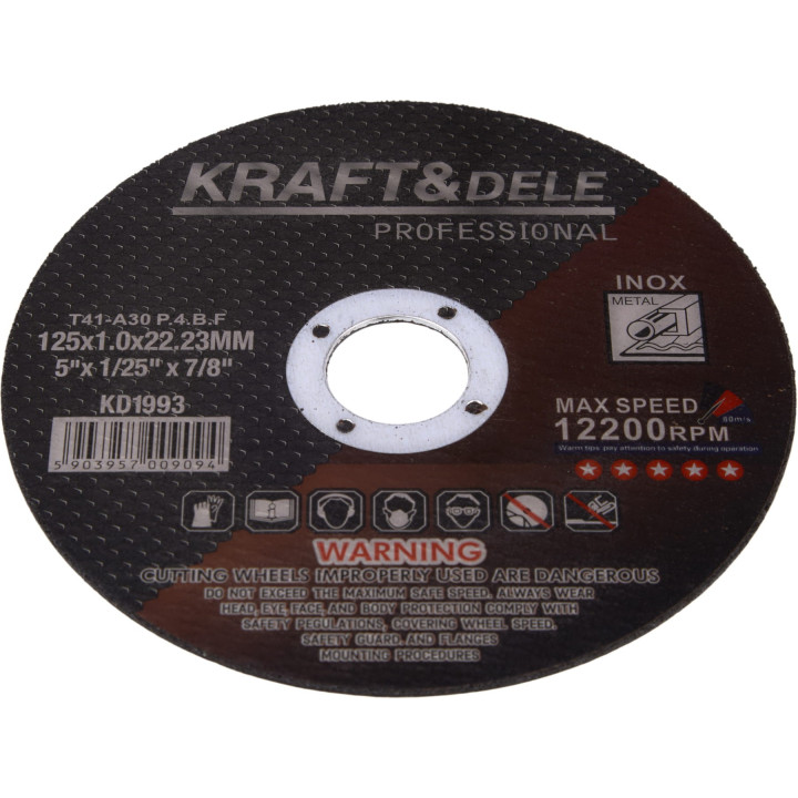 Tarcza do cięcia metalu 125x1.0x22,23 mm KD1993