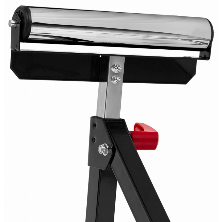 STOJAK BUDOWLANY Z PODAJNIKIEM / PODPORA Z ROLKĄ TRANSPORTOWĄ 680 - 1080 mm KD660
