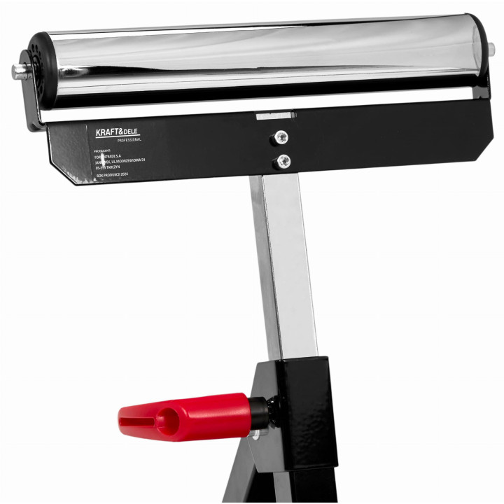 STOJAK BUDOWLANY Z PODAJNIKIEM / PODPORA Z ROLKĄ TRANSPORTOWĄ 680 - 1080 mm KD660
