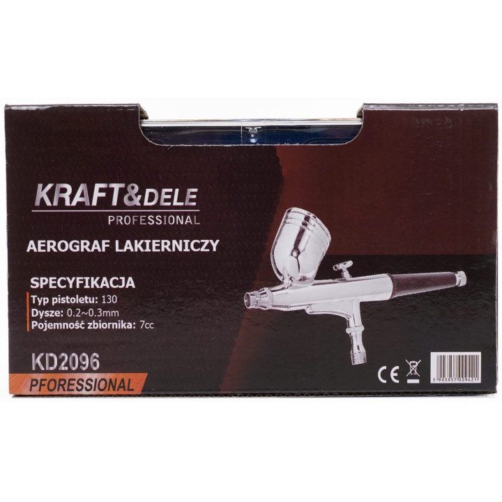 AEROGRAF LAKIERNICZY PRECYZYJNY 0,2mm / 0,3mm KD2096