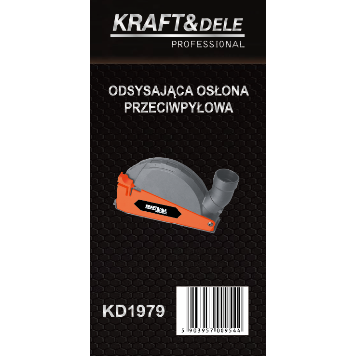 Osłona przeciwpyłowa odsysająca do szlifierki 125mm KD1979