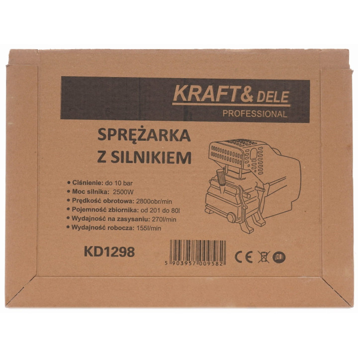 Sprężarka powietrza z silnikiem elektrycznym 270 l/min KD1298