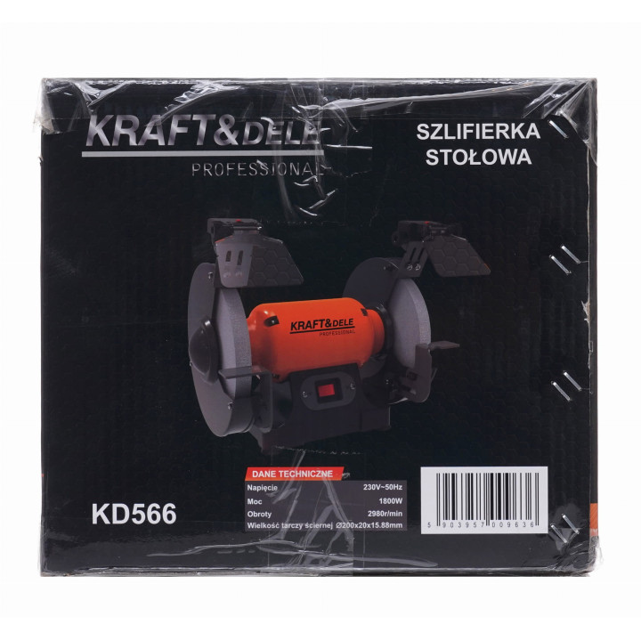 SZLIFIERKA STOŁOWA 1700W 200x20x15,88 KD566