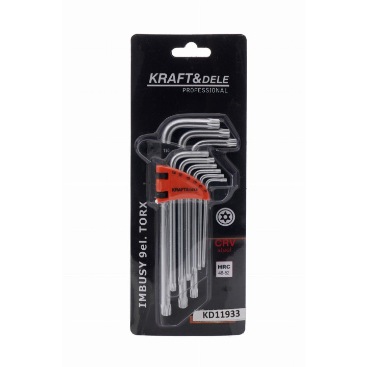 IMBUSY DŁUGIE TORX 9EL. KD11933