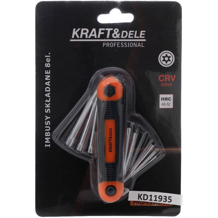 IMBUSY SKŁADANE TORX 8EL. KD11935
