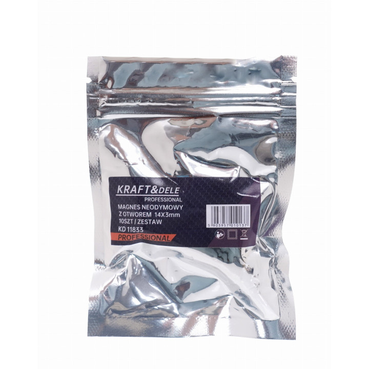 MAGNES NEODYMOWY Z OTWOREM 10EL. KD11833