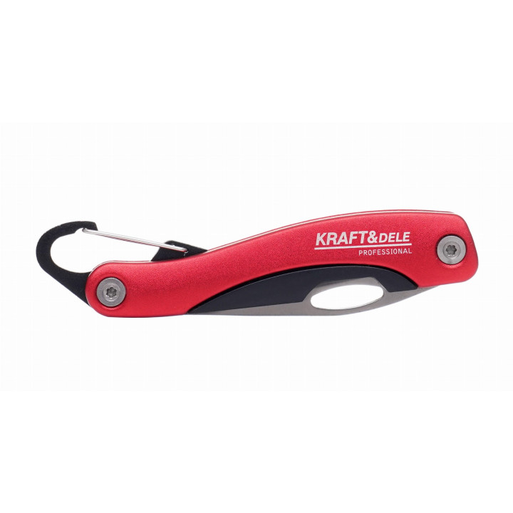 NÓŻ SKŁADANY Z KARABIŃCZYKIEM KD10878