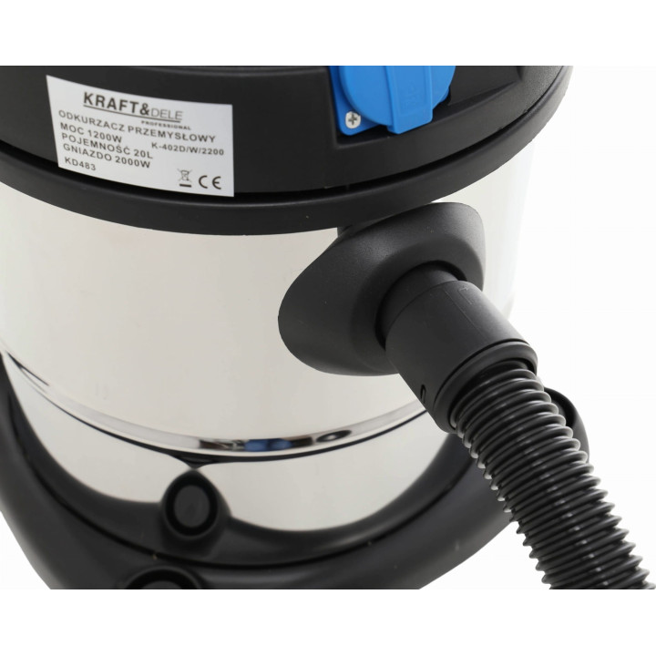 Odkurzacz przemysłowy 20L 1200W KD483