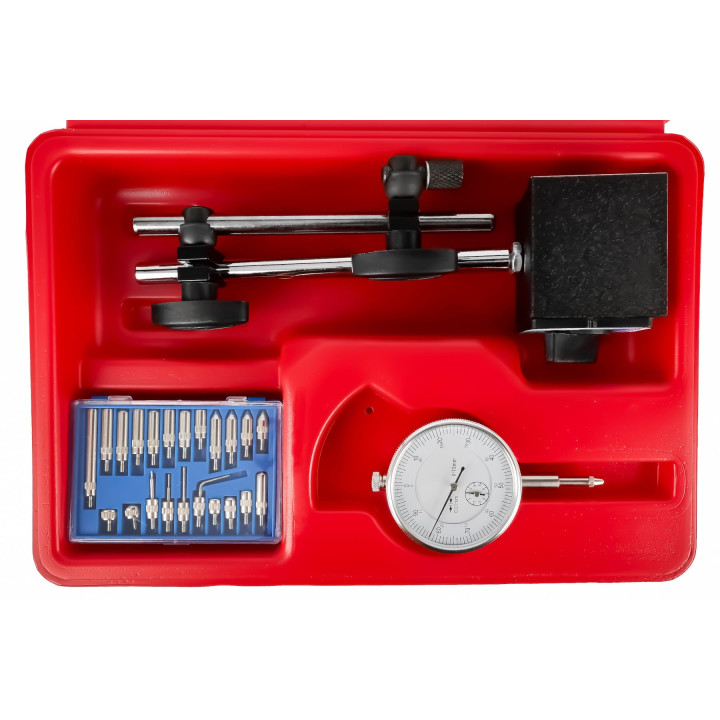 CZUJNIK ZEGAROWY+STATYW MAGNETYCZNY+ KOŃCÓWKI KD11291