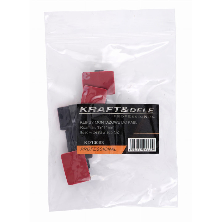 KLIPSY MONTAŻOWE DO KABLI 5EL. KD10083