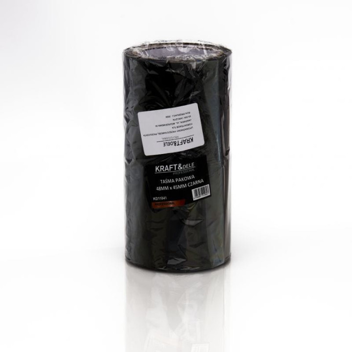 TAŚMA DO PAKOWANIA CZARNA 48mm x 45m KD11841